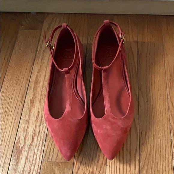 tory burch ashton t-strap flat - Picture 3 of 7